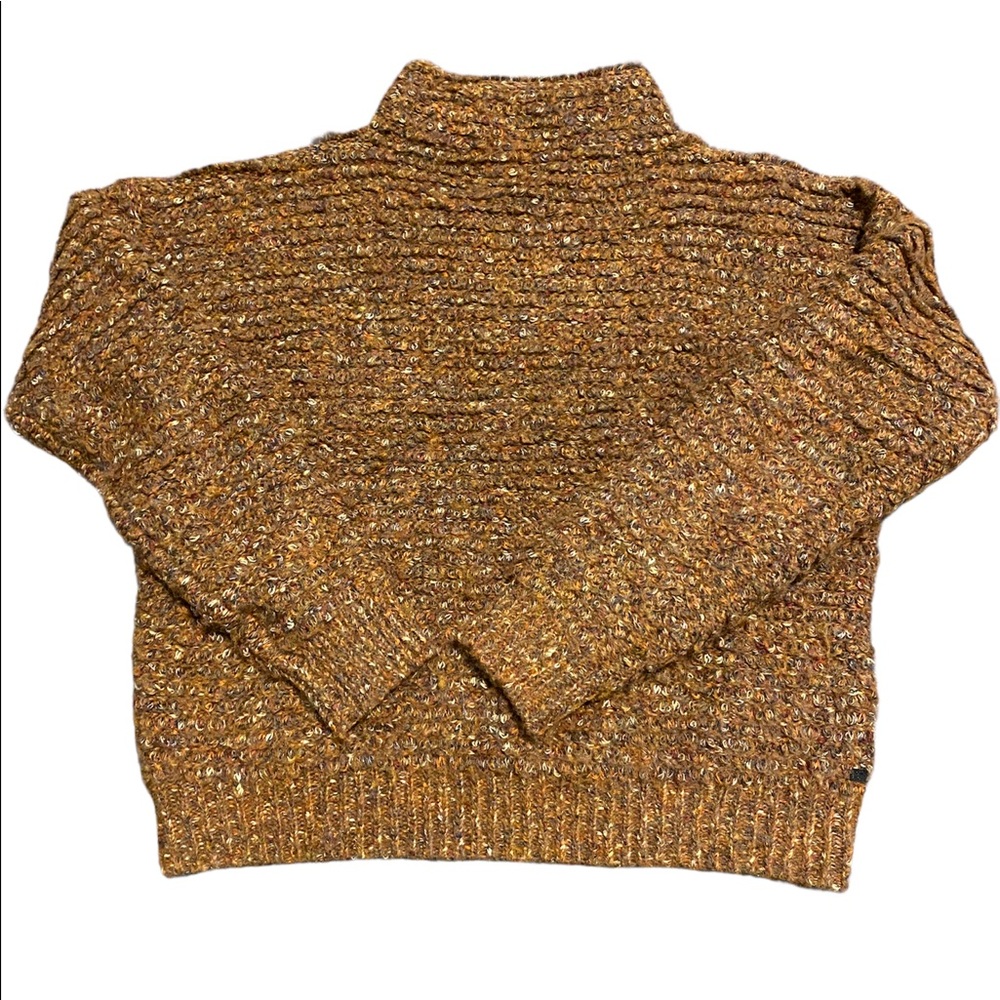 Monk & Lou mock neck confetti sweater